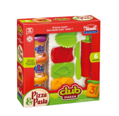  Kit 555 Pizza Club Massa Usual Plastic(628241) 