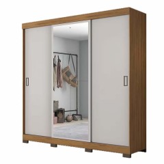 Guarda-roupa Casal 3 Portas Nt5020 Freijó OFW (636428)