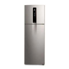 Geladeira Electrolux Frost Free Inverter 390L Efficient AutoSense Duplex Inox Look IF43S (655706)