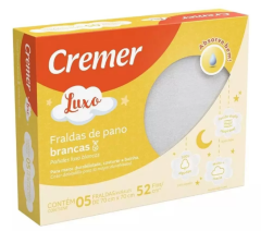 Fralda Lx.Branca C/5 Cremer 70X70 Cremer (252266)