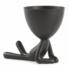 Vaso 12416 Preto Poliresina