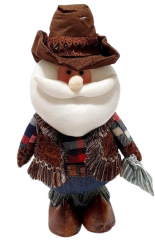 Boneco 74325001 Papai Noel Cowboy Natal - Flor Arte (598859)