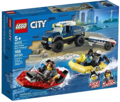 Transporte  Barco De Polícia Com 166 Peças 60272 - Lego (599555)