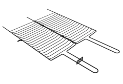 Grelha Tramontina Churrasco Black em Aço Carbono Nitrocarbonetado