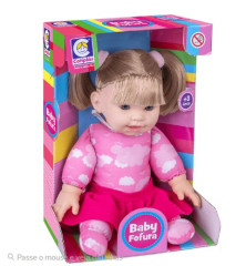 Boneca Baby Fofura Com Cabelo 2586 Cotiplás (621669)