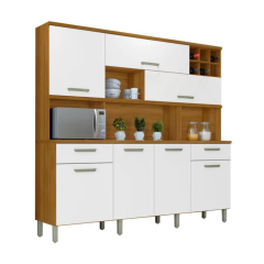  Cozinha Master  Freijo/Branco 500321  Nesher (625128)