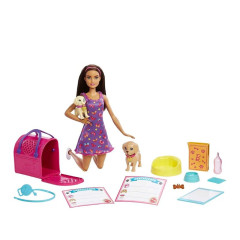 Boneca Hkd86 Barbie Adota Cachorrinho Mattel (651654)