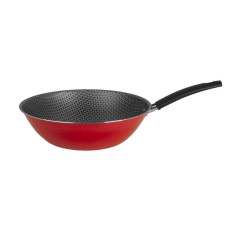 Frigideira Wok Oriental 51128 28cm 3,7 Lts Vermelha Sem Tampa - MULTIFLON (655852)