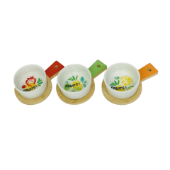 Conjunto Petisqueiras Cla06159 6 Pçs Ekos Bambu - Rio De Ouro (658159)