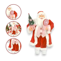 Boneco Natal - Papai Noel Em Pe 45 Cm Vermelho / Branco -  D&A (658547)