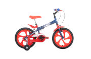 Bicicleta Ludi Infantil Aro 16 Plastico Vermelho LD161S Quadro Aço Carbono Houston Bike(652258)