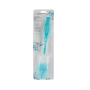 Escova Limpa Mamadeira e Bico 2 em 1 BB153  Azul - Multikids Baby(445324)