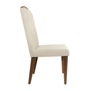 Cadeira Daisy Natural com tecido Linked 02 Província  (635616)