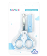 Tesoura Para Bebê  9270 Azul-Pimpolho(614118)