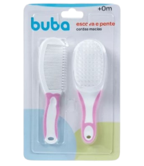 Escova/Pente Baby 5236 Rosa-Buba(468661)