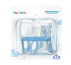 Kit Higiene cuidados 5 Peças 9254 Azul-Pimpolho (614114)