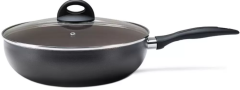 Wok Tampa Ceramic Life Smart Plus 28x8 3,4L Preto 28x8 3,4L - Preto Brinox