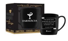 Caneca Porcelana 360Ml Na Caixa - Curso Farmácia Presente