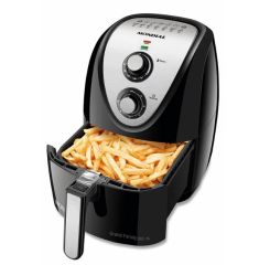 Fritadeira sem Óleo Air Fryer Mondial AFN-50 BI Grand Family Inox 5L Preta - 220V