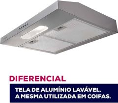 Depurador De Ar Slim 60cm Inox 220V SUGGAR (617528)