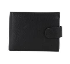 Carteira Masculina 160-1 Preto Classe Couro (621663)