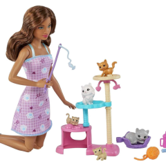 Boneca Hhb70 Barbie Com Pets Mattel (629099)