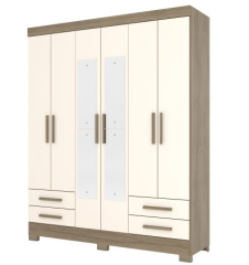 Guarda Roupa B63 06 Portas 04 Gavetas - Henn (631702)