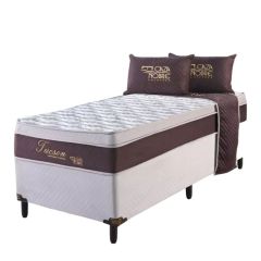 Cama Box Solteiro Molas Ensacadas Tucson 88X188X59 Caza Nobre - Caza Nobre  (645061)