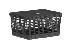 Cesto Grid  CG250 com Tampa 8 L Preto - Ou (645985)