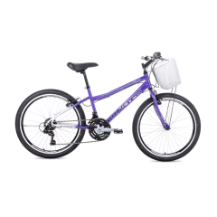 Bicicleta Passeio Aro 24 Windy Roxo/Prata Wd24S - Houston Bike (652249)