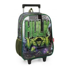 Mochila Ic39572Ag-Preta C/Roda Avengers  - Luxcel (652319)