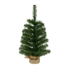 Árvore De Natal 60 Cm Com Base Juta 68 Tips Verde 58617001 - D&A (658503)