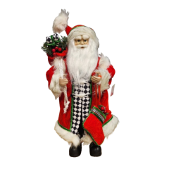 Boneco 57486001 Papai Noel Em Pé 45 Cm Vermelho / Branco - D & A (658539)