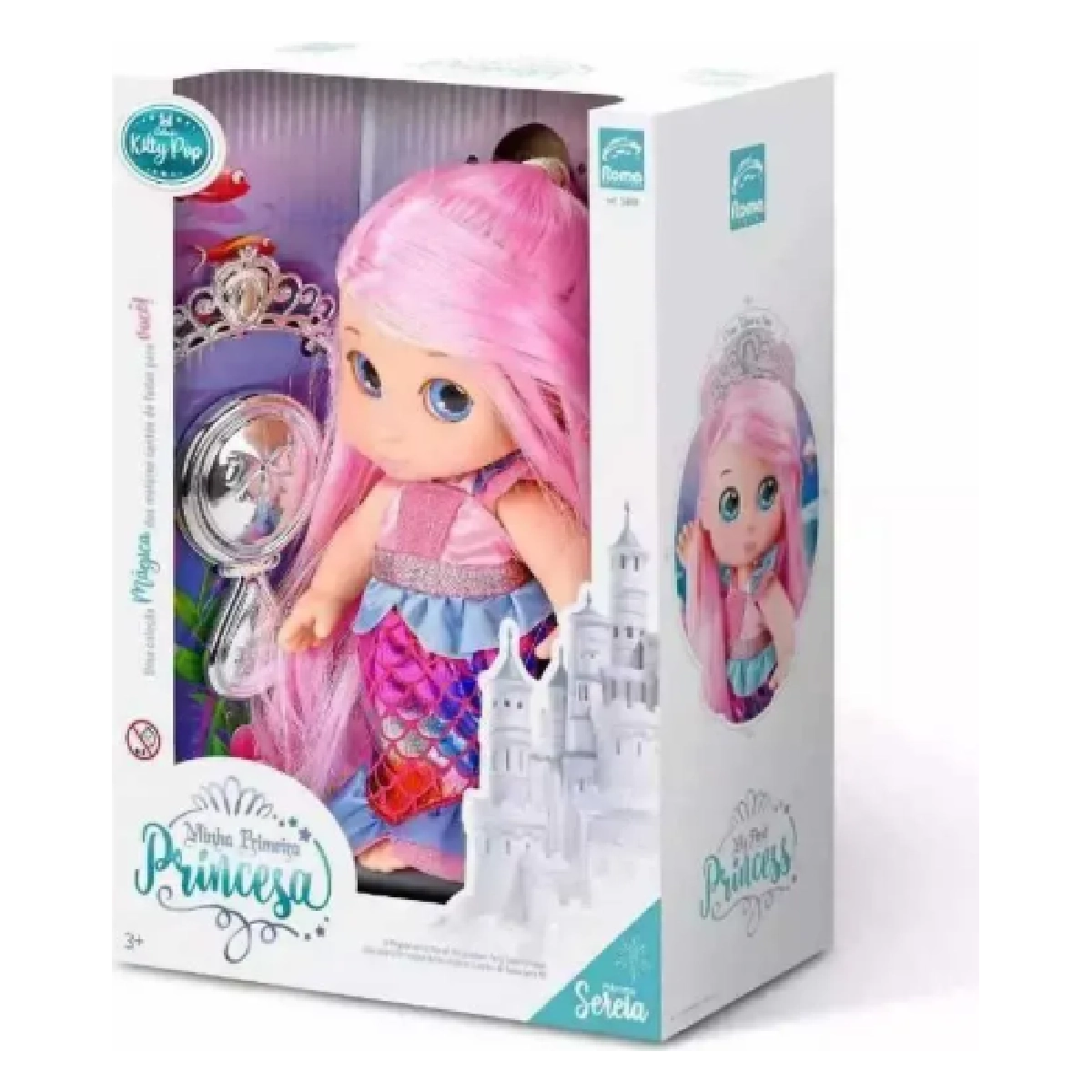 Boneca 5888 Princesa Sereia - Roma Jesen 682067 | Lojas Pintos