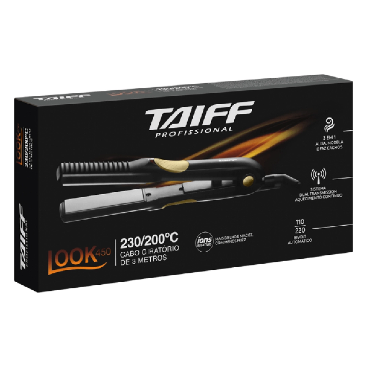 Chapa Look 100081 450 Bivolt - Taiff 683324 | Lojas Pintos