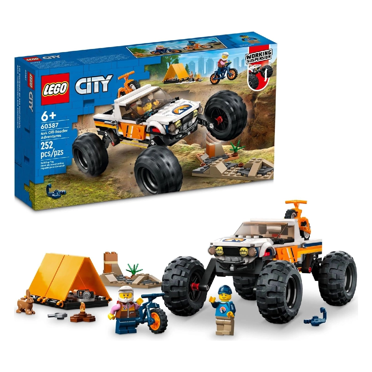 City Carro Off-Roader 4X4 De Aventuras 60387 - Lego 650236 | Lojas