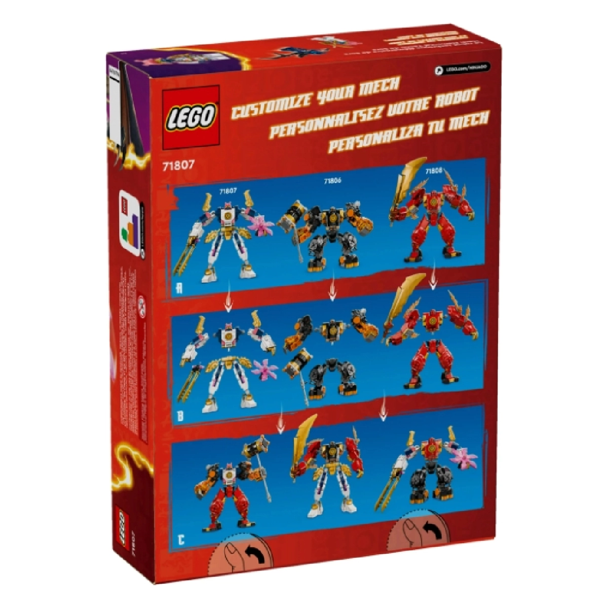 Ninjago Sora's Elemental Tech Mech 71807 - Lego 672373 | Lojas