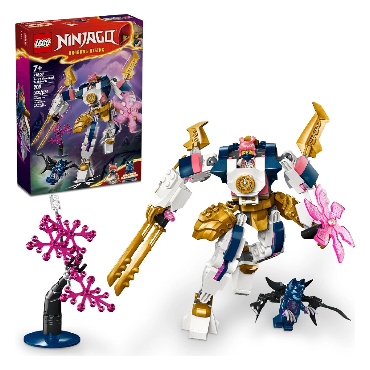 Ninjago Sora's Elemental Tech Mech 71807 - Lego 672373 | Lojas