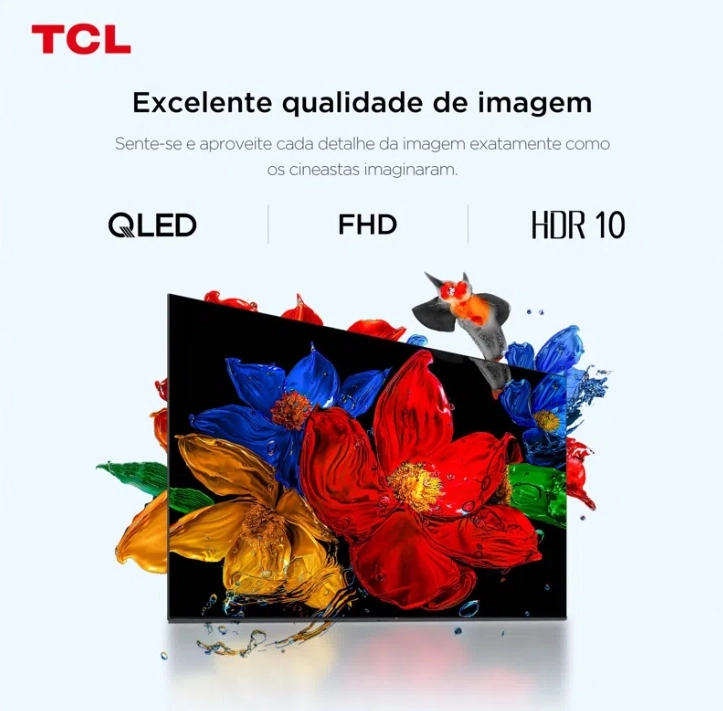 Smart TV TCL 40” QLED Full HD Google TV 40S5K – TCL (689537